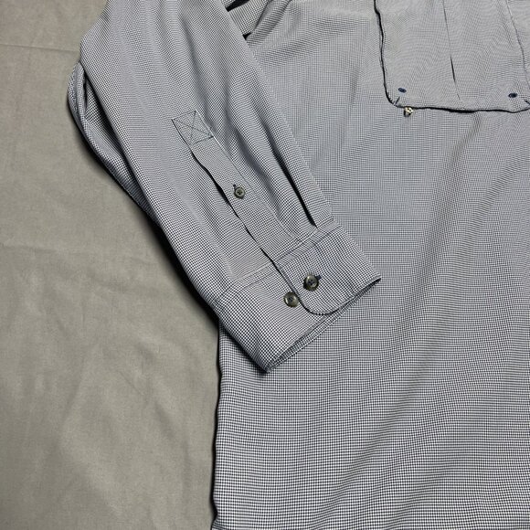 Magellan OutdoorsFish Gear Angler Fit Mag Wick Long Sleeve Vented Men's 3XL Blue - Picture 5 of 16